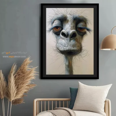تابلو حیوانات بامزه - اسپو دکور
