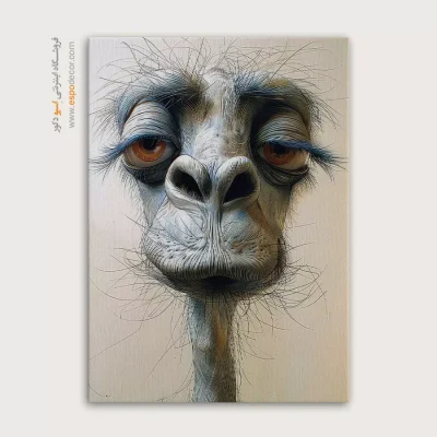تابلو حیوانات بامزه - اسپو دکور