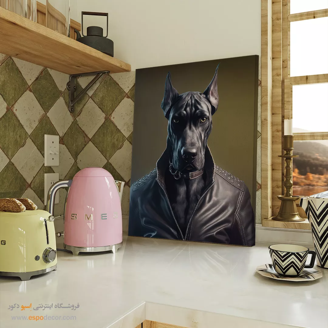 تابلو حیوانات بامزه - اسپو دکور