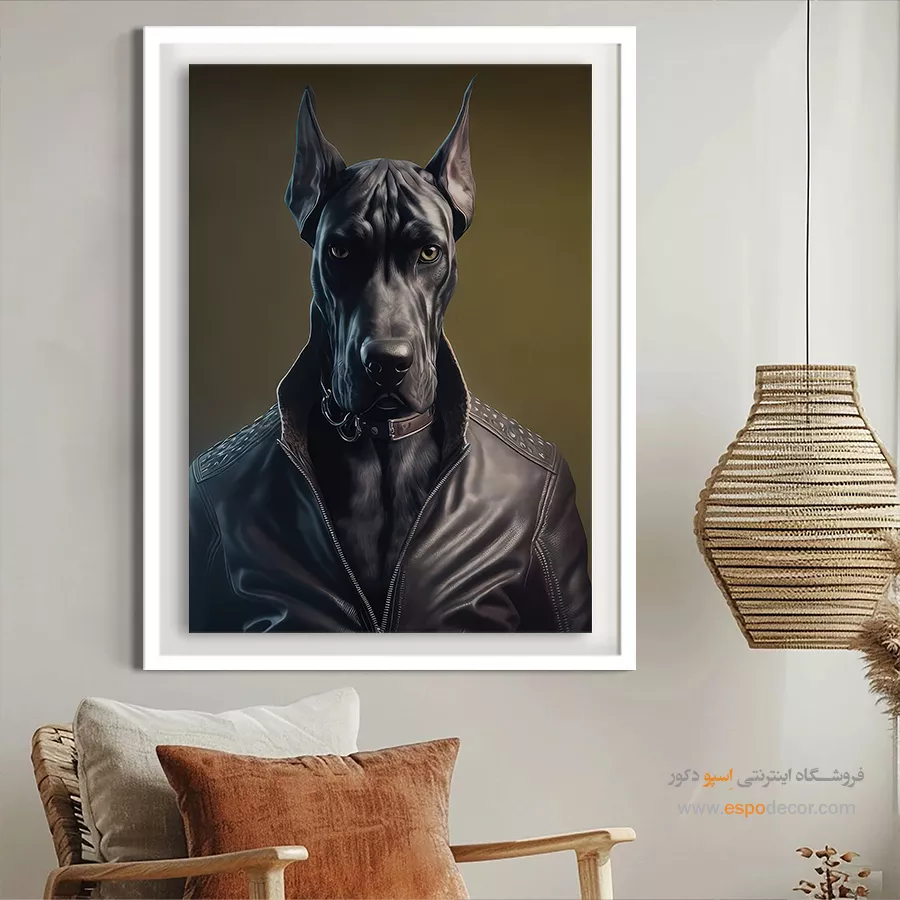 تابلو حیوانات بامزه - اسپو دکور