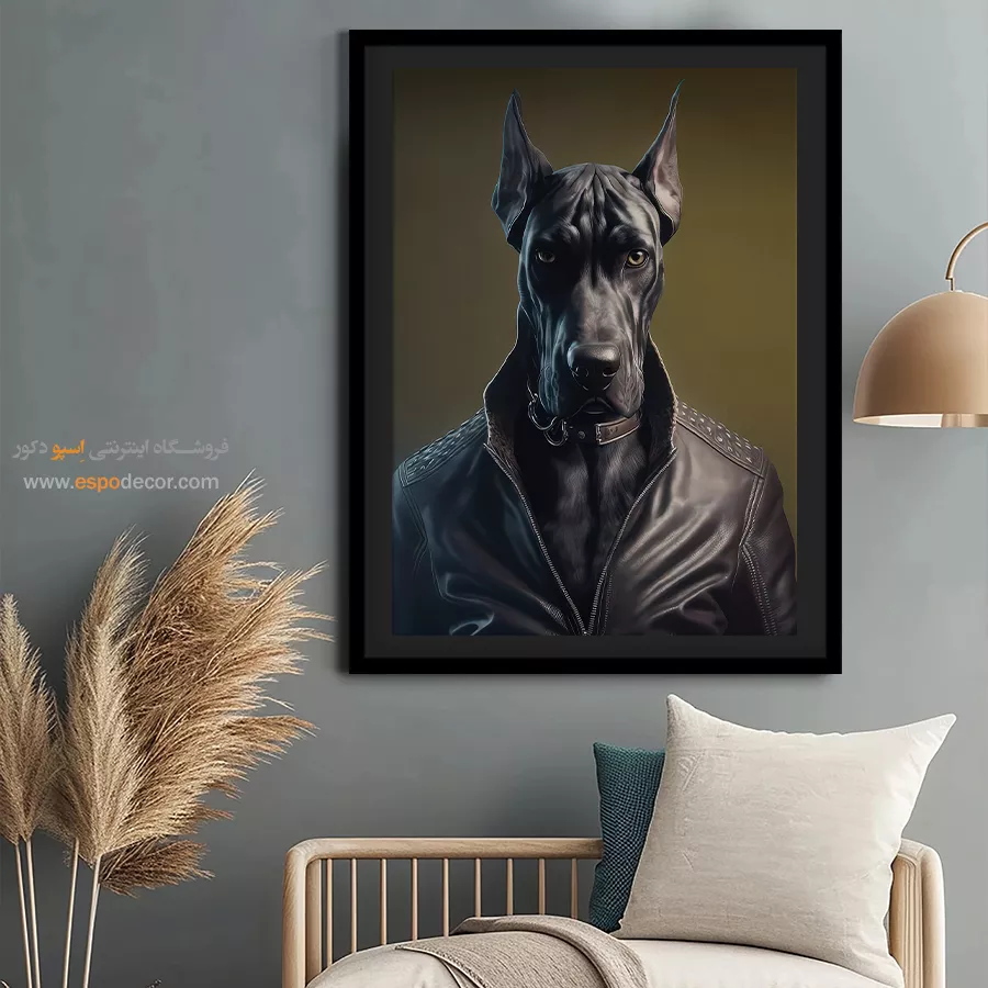 تابلو حیوانات بامزه - اسپو دکور