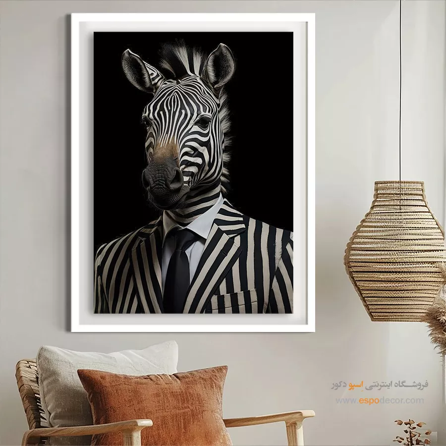 تابلو حیوانات بامزه - اسپو دکور