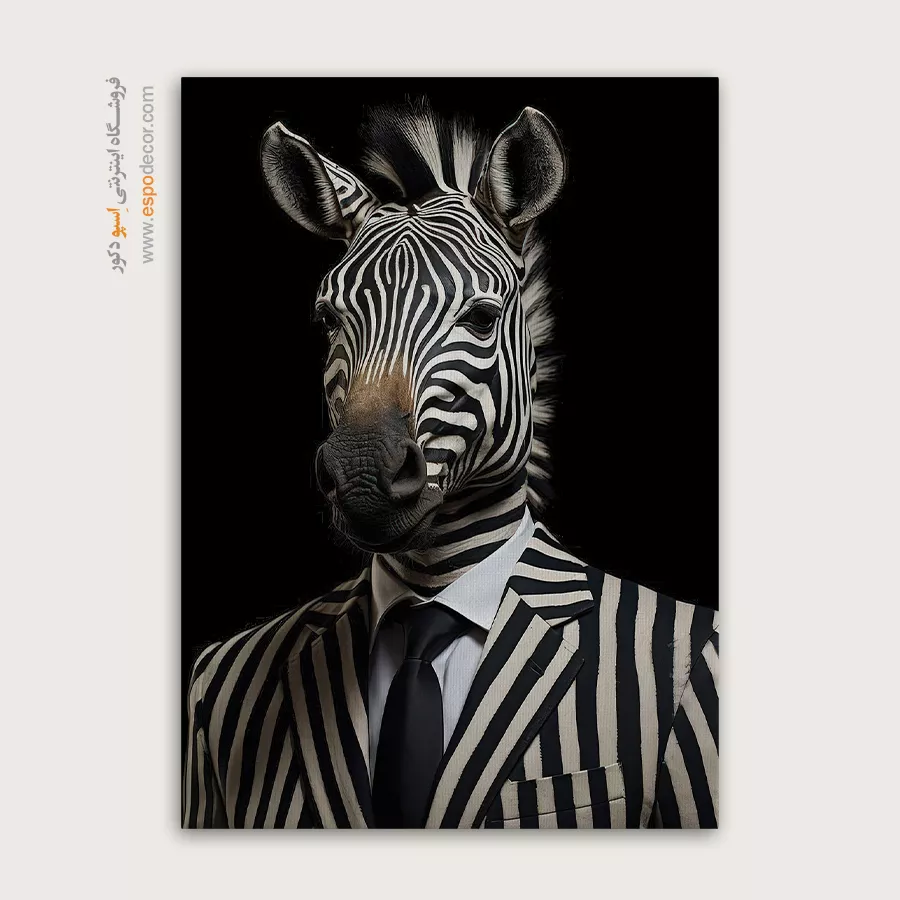 تابلو حیوانات بامزه - اسپو دکور