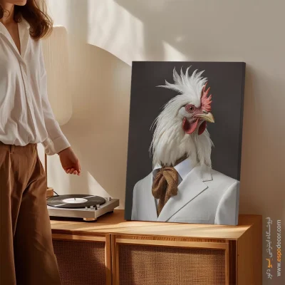 تابلو حیوانات بامزه - اسپو دکور