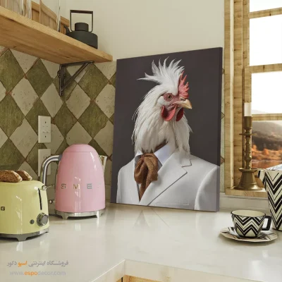 تابلو حیوانات بامزه - اسپو دکور