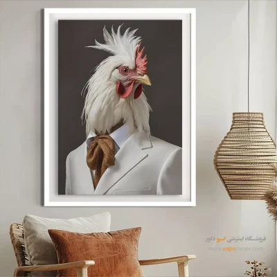 تابلو حیوانات بامزه - اسپو دکور