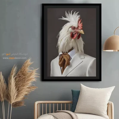 تابلو حیوانات بامزه - اسپو دکور