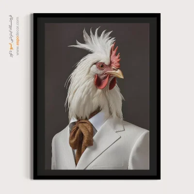 تابلو حیوانات بامزه - اسپو دکور