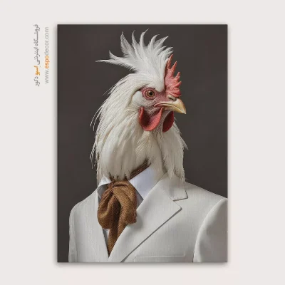 تابلو حیوانات بامزه - اسپو دکور