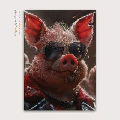 تابلو حیوانات بامزه - اسپو دکور