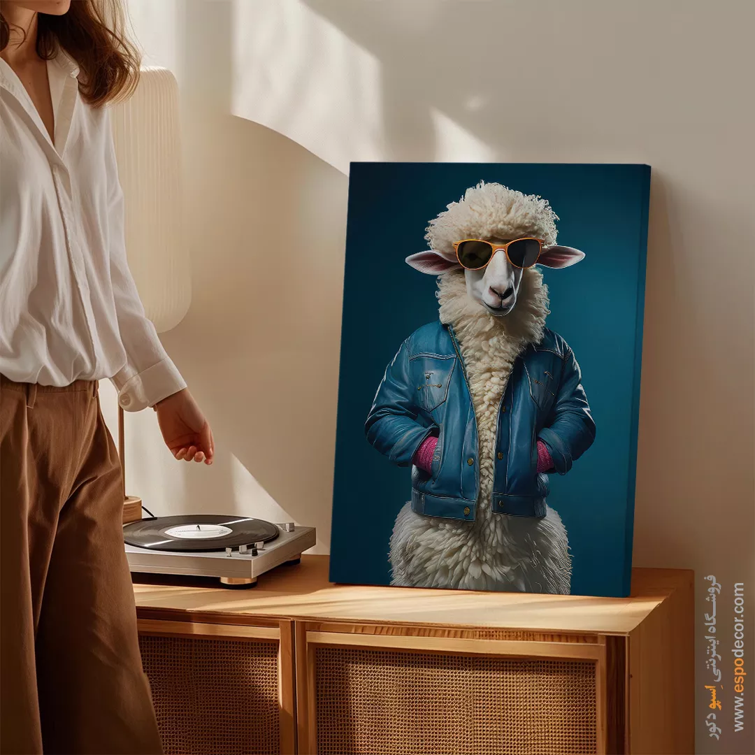 تابلو حیوانات بامزه - اسپو دکور