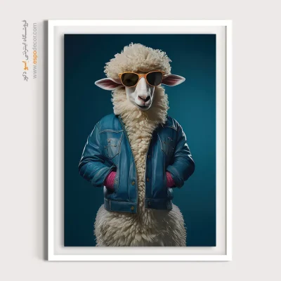 تابلو حیوانات بامزه - اسپو دکور