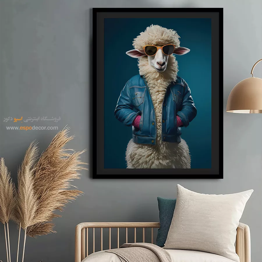 تابلو حیوانات بامزه - اسپو دکور