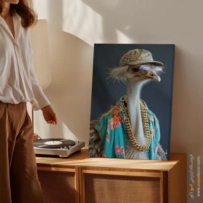 تابلو حیوانات بامزه - اسپو دکور