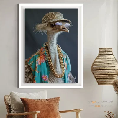 تابلو حیوانات بامزه - اسپو دکور