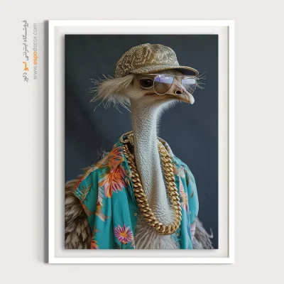 تابلو حیوانات بامزه - اسپو دکور