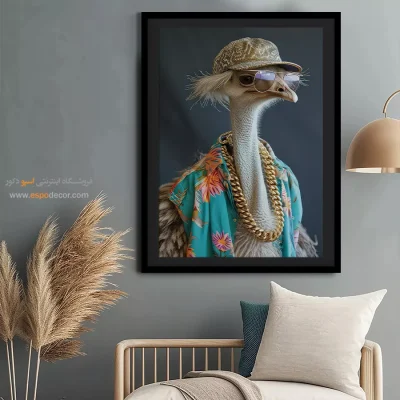 تابلو حیوانات بامزه - اسپو دکور