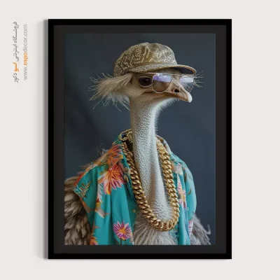 تابلو حیوانات بامزه - اسپو دکور