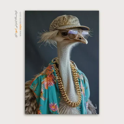 تابلو حیوانات بامزه - اسپو دکور