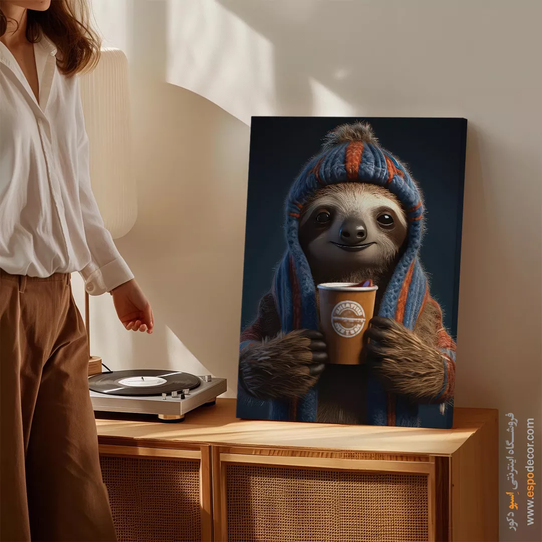 تابلو حیوانات بامزه - اسپو دکور