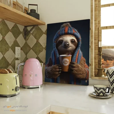 تابلو حیوانات بامزه - اسپو دکور
