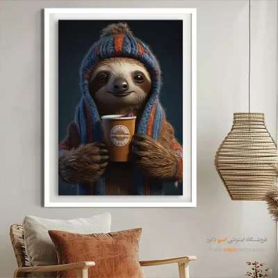 تابلو حیوانات بامزه - اسپو دکور
