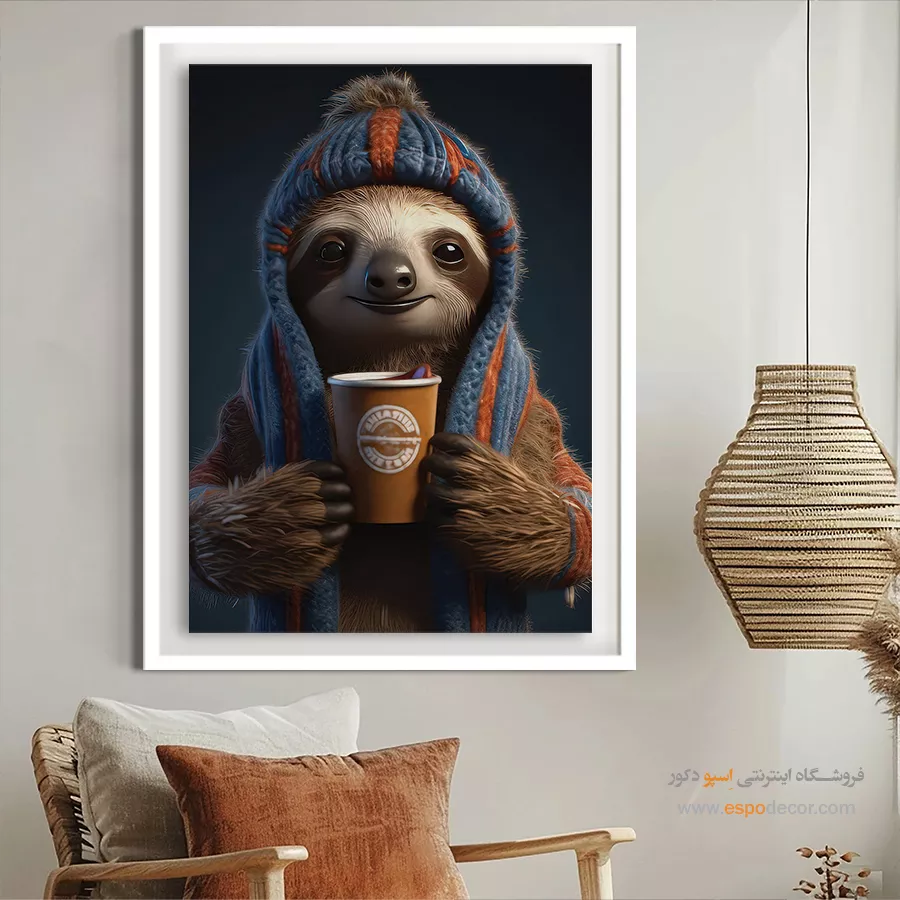 تابلو حیوانات بامزه - اسپو دکور