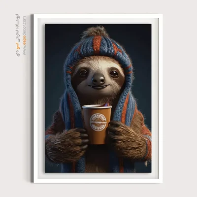 تابلو حیوانات بامزه - اسپو دکور