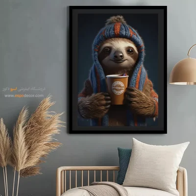 تابلو حیوانات بامزه - اسپو دکور