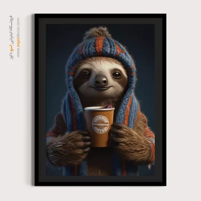 تابلو حیوانات بامزه - اسپو دکور