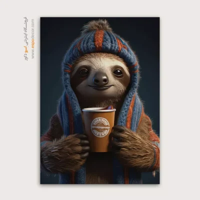 تابلو حیوانات بامزه - اسپو دکور