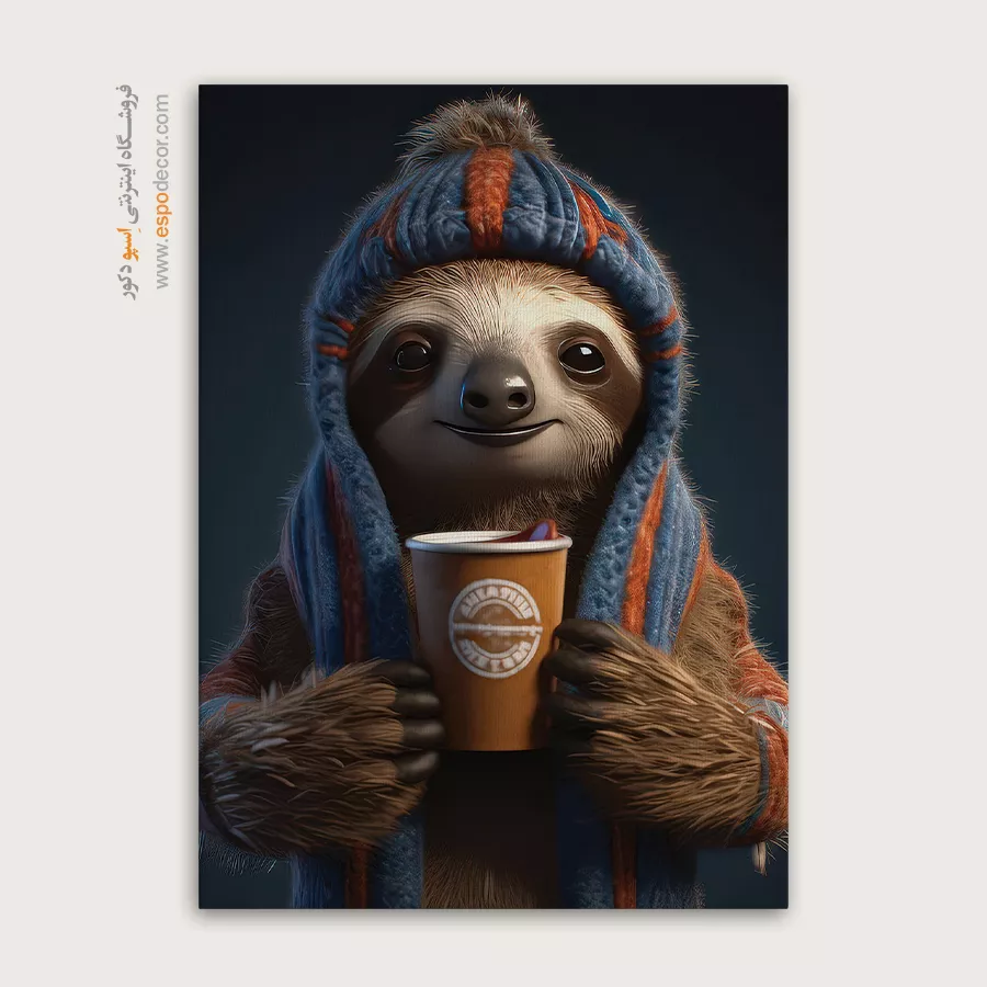 تابلو حیوانات بامزه - اسپو دکور