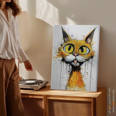 تابلو حیوانات بامزه - اسپو دکور