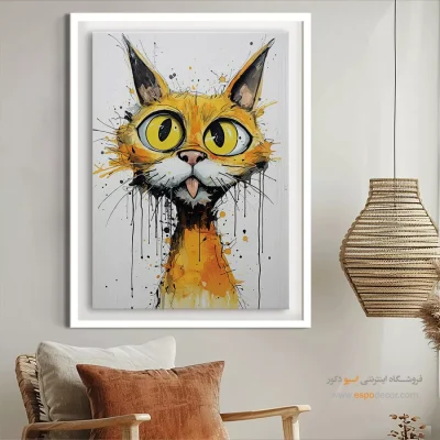 تابلو حیوانات بامزه - اسپو دکور