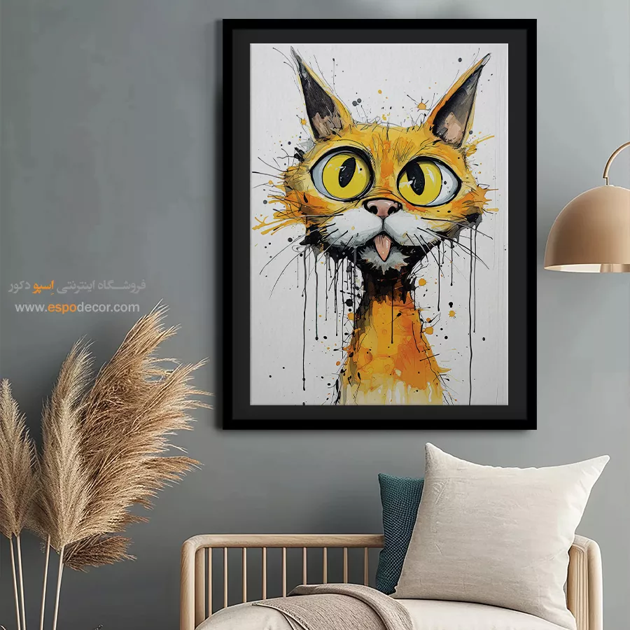 تابلو حیوانات بامزه - اسپو دکور