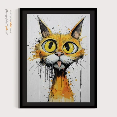 تابلو حیوانات بامزه - اسپو دکور