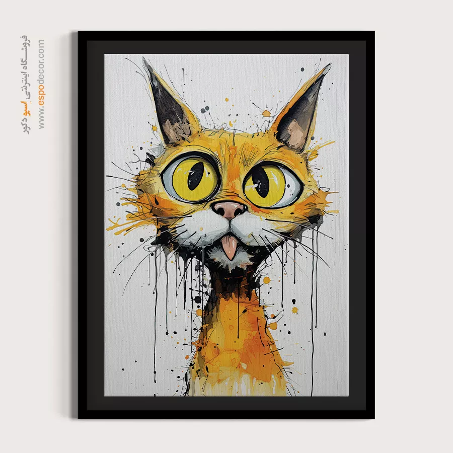 تابلو حیوانات بامزه - اسپو دکور