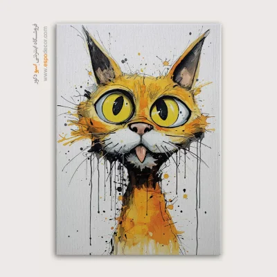 تابلو حیوانات بامزه - اسپو دکور