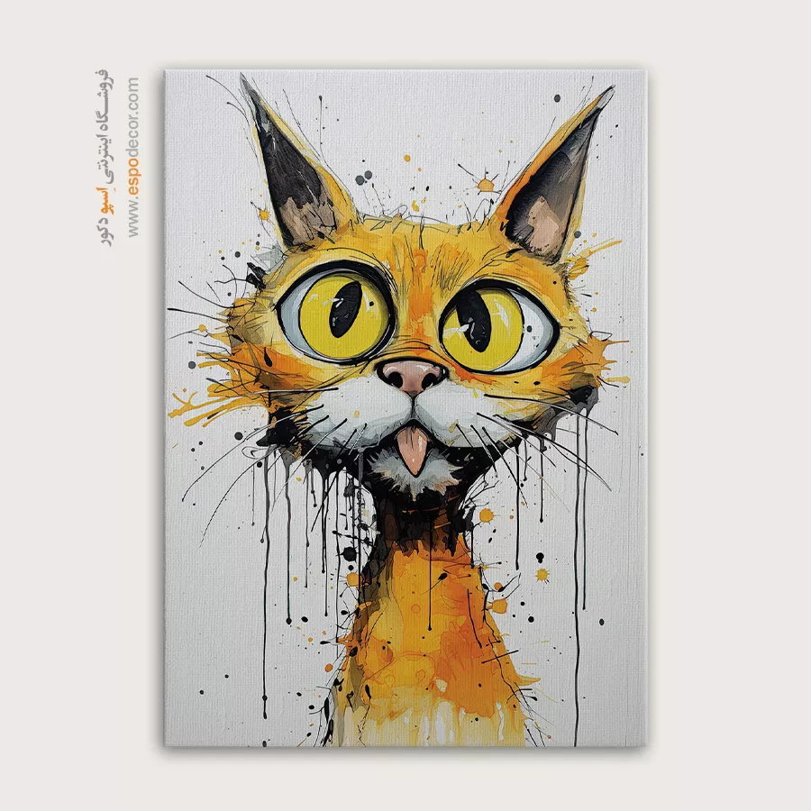 تابلو حیوانات بامزه - اسپو دکور