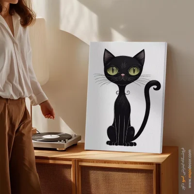 تابلو حیوانات بامزه - اسپو دکور