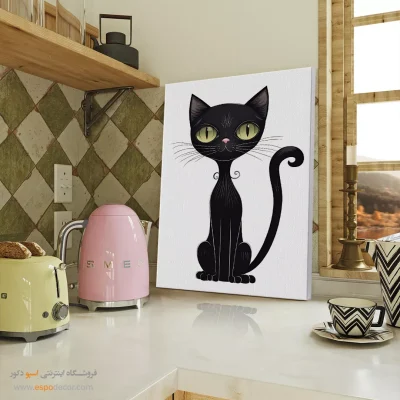 تابلو حیوانات بامزه - اسپو دکور