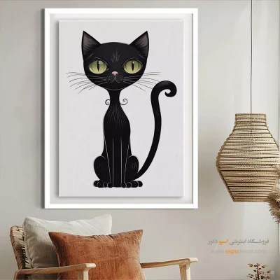 تابلو حیوانات بامزه - اسپو دکور