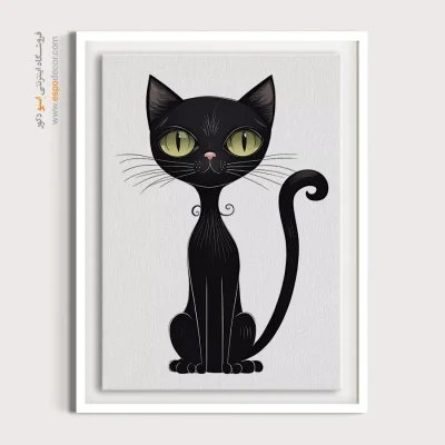 تابلو حیوانات بامزه - اسپو دکور