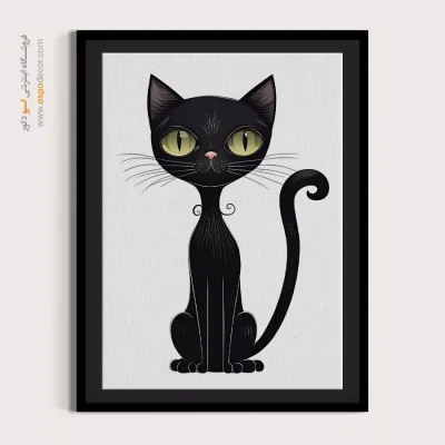 تابلو حیوانات بامزه - اسپو دکور