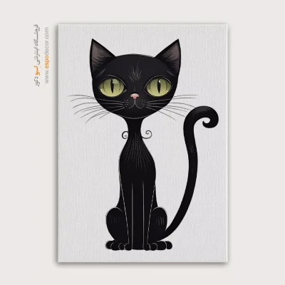 تابلو حیوانات بامزه - اسپو دکور