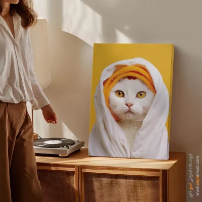 تابلو حیوانات بامزه - اسپو دکور