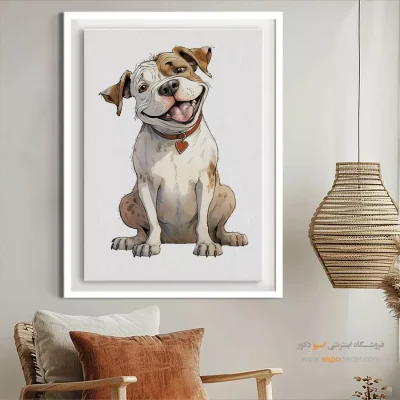 تابلو حیوانات بامزه - اسپو دکور