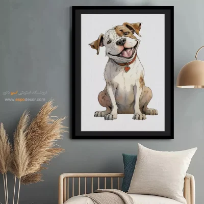 تابلو حیوانات بامزه - اسپو دکور