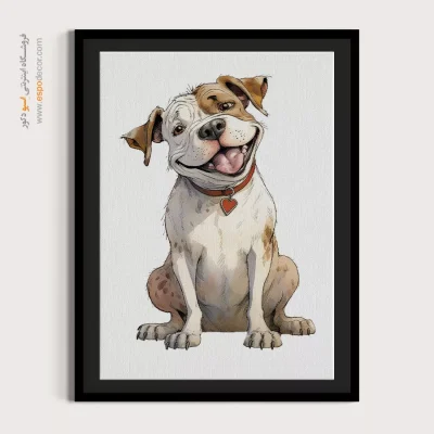 تابلو حیوانات بامزه - اسپو دکور