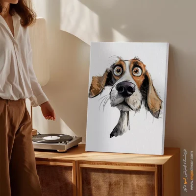 تابلو حیوانات بامزه - اسپو دکور